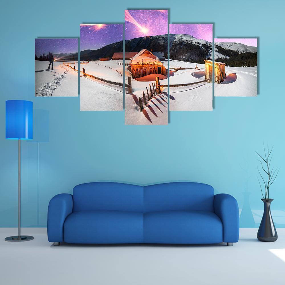 Amazing Wild Carpathian Unique Hrebet In Montenegro Nature Canvas Wall Art