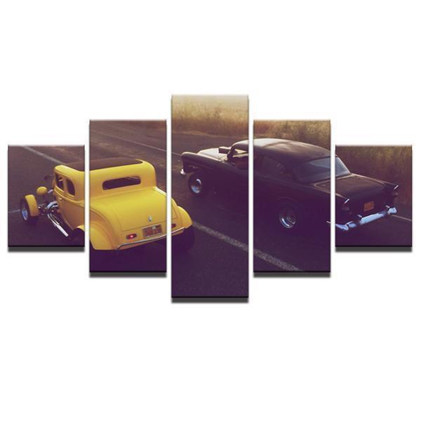 American Graffiti Car &amp;amp; Motor Canvas Wall Art