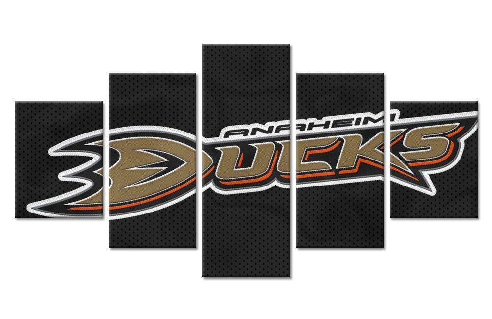 Anaheim Ducks Logo 4   Ice Hockey Canvas Wall Art