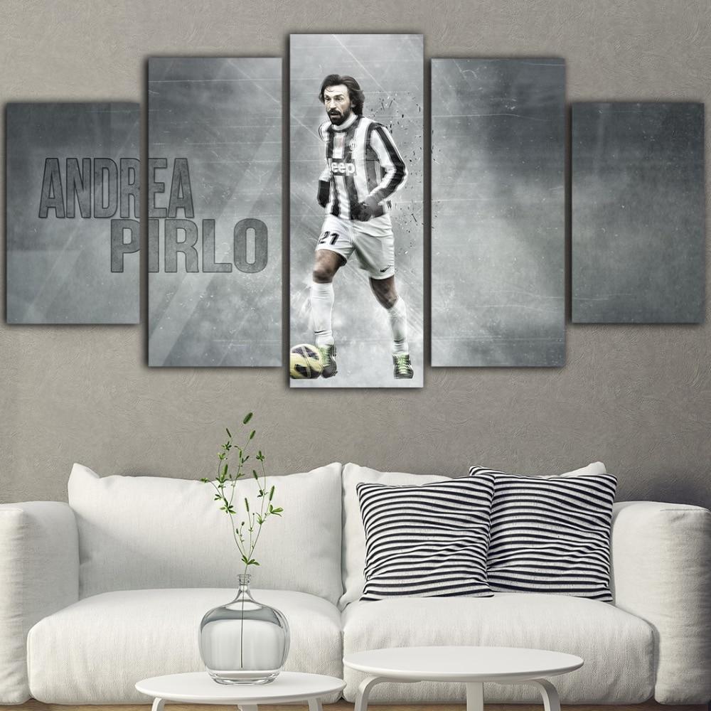 Andrea Pirlo Juventus Sport Canvas Wall Art