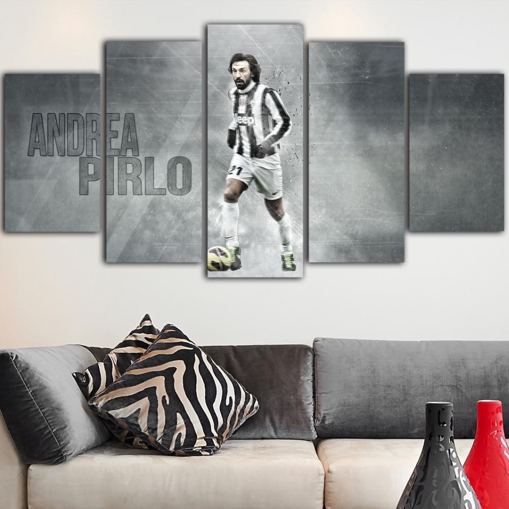 Andrea Pirlo Juventus Sport Canvas Wall Art
