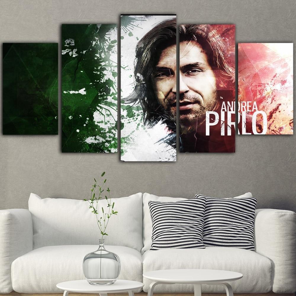 Andrea Pirlo Legend Sport Canvas Wall Art