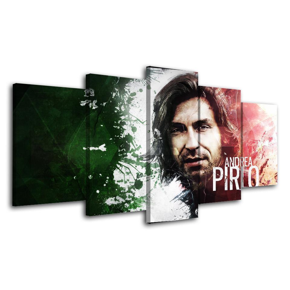 Andrea Pirlo Legend Sport Canvas Wall Art