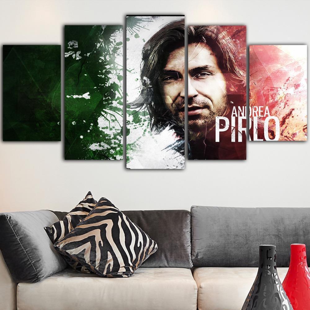 Andrea Pirlo Legend Sport Canvas Wall Art