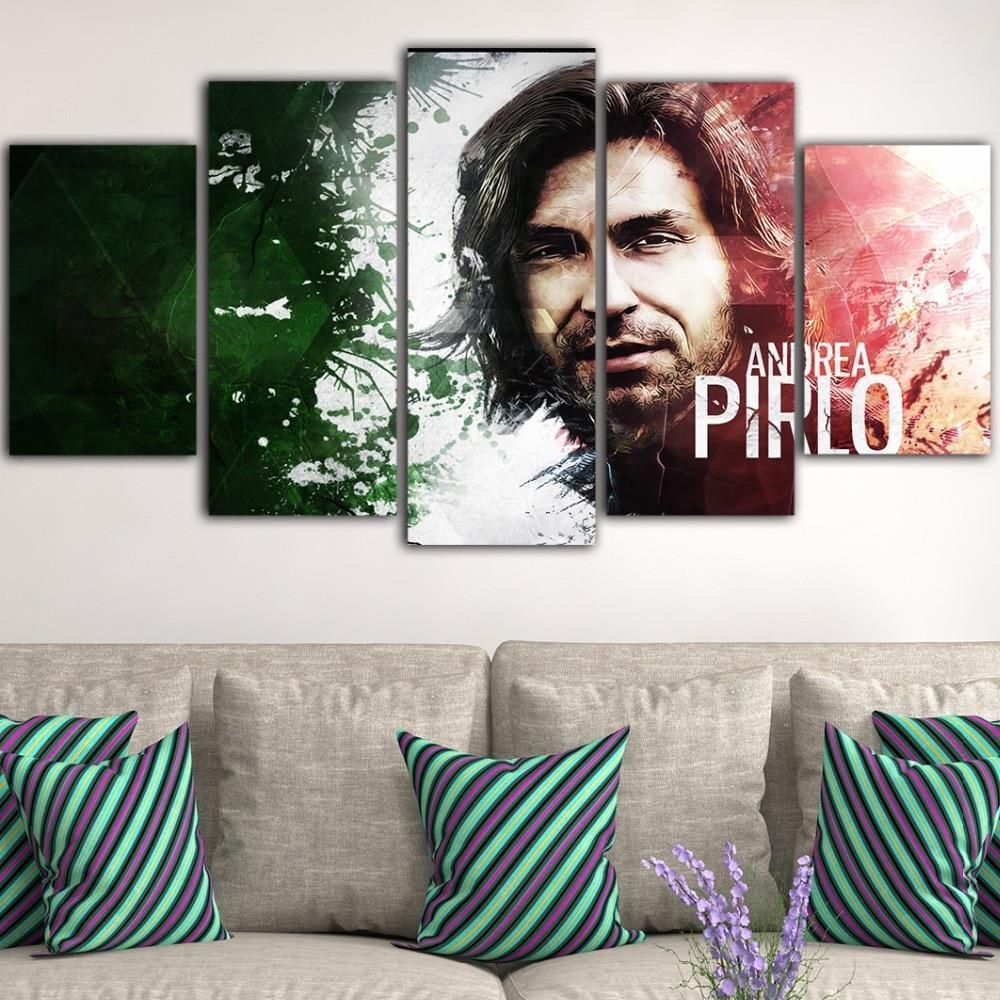 Andrea Pirlo Legend Sport Canvas Wall Art