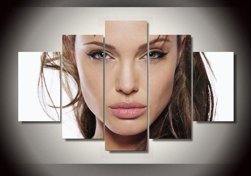 Angelina Jolie Celebrity Canvas Wall Art
