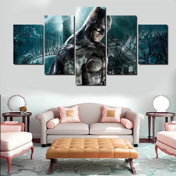 Angry Batman Inspired DC Canvas Wall Art