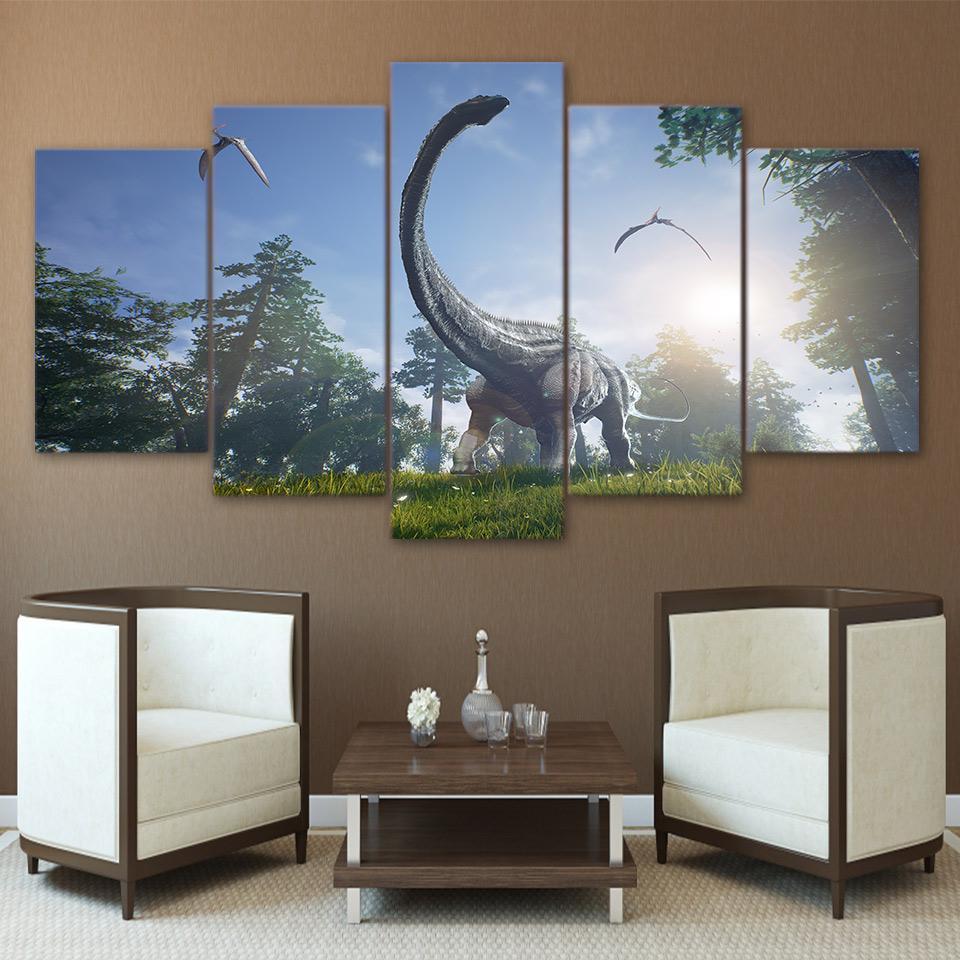 Animal Dinosaur Animal Canvas Wall Art