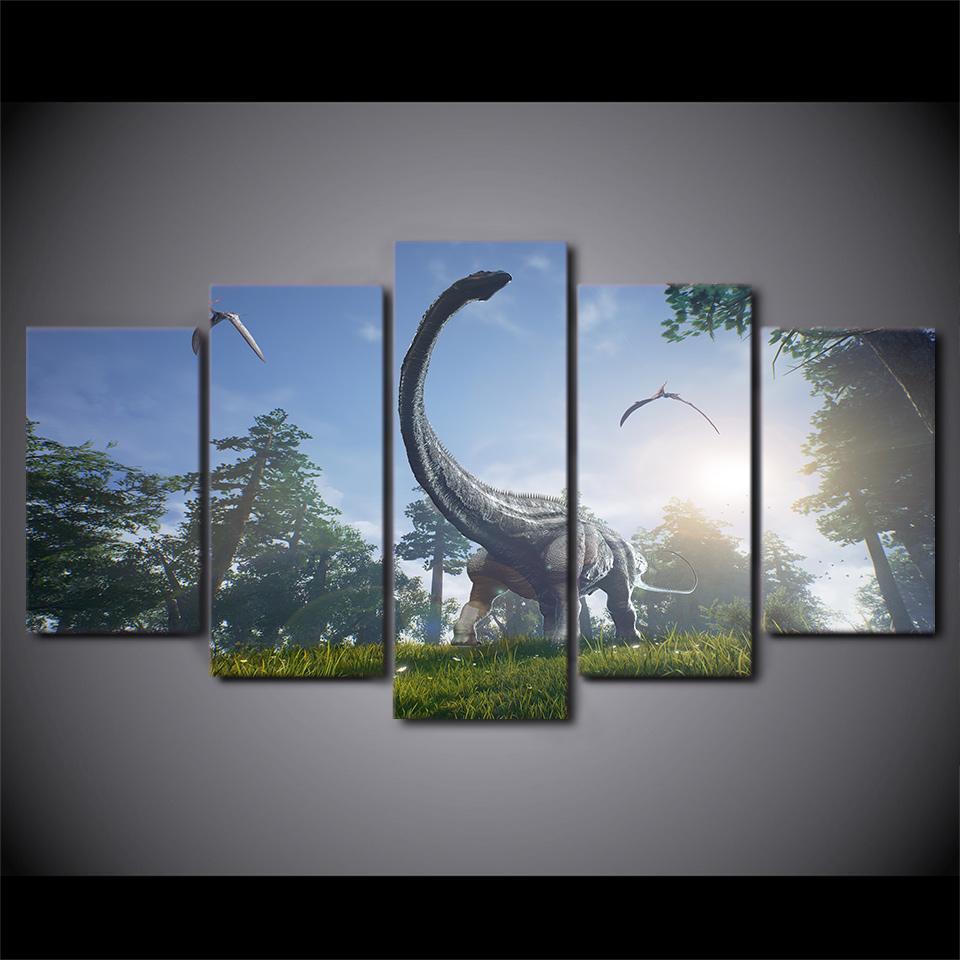 Animal Dinosaur Animal Canvas Wall Art