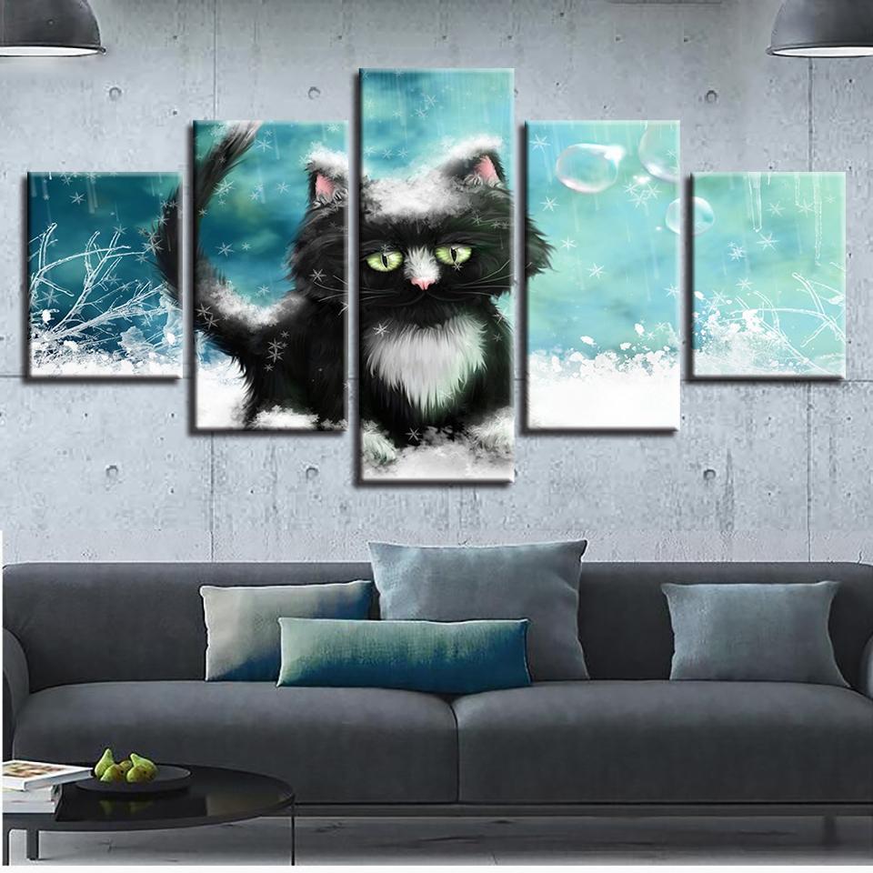 Animal Garfield Cat Animal Canvas Wall Art