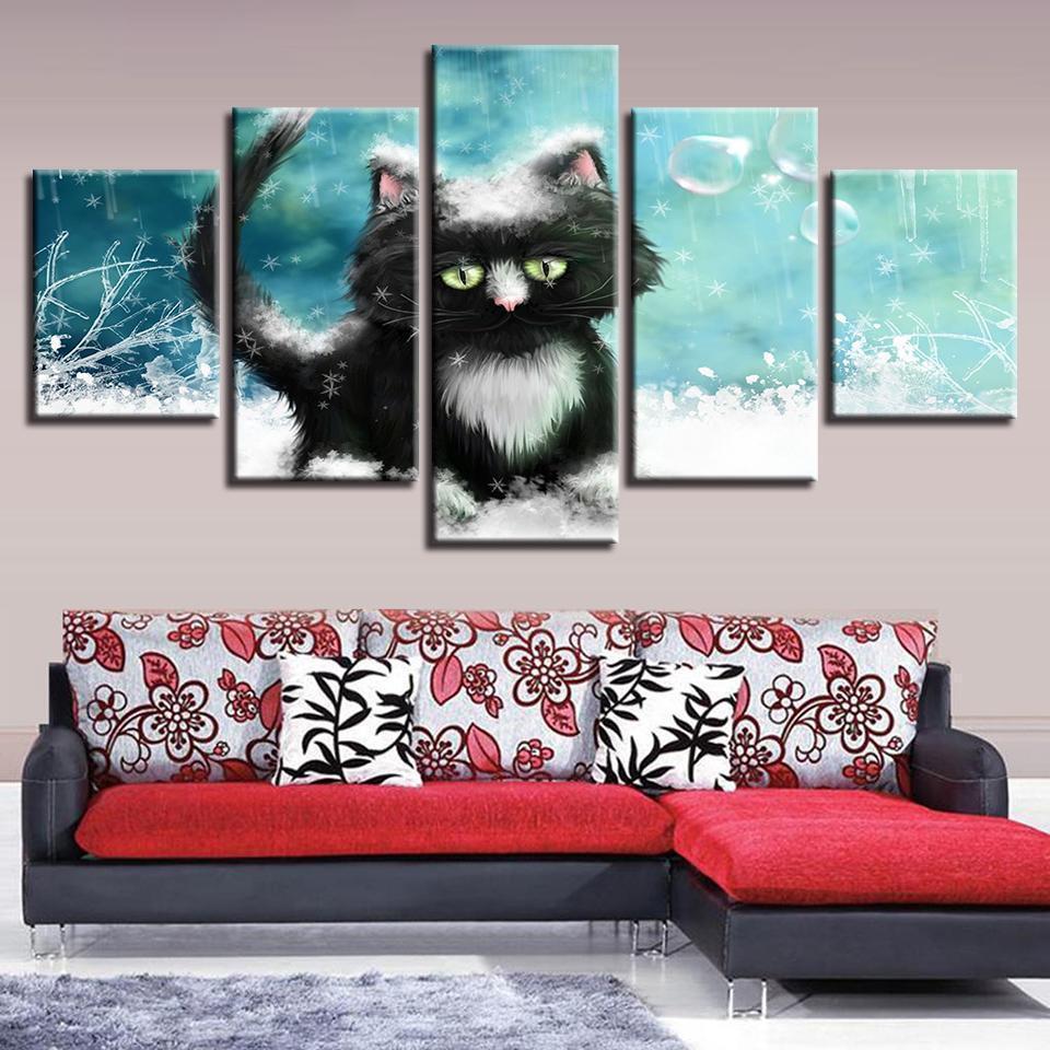 Animal Garfield Cat Animal Canvas Wall Art