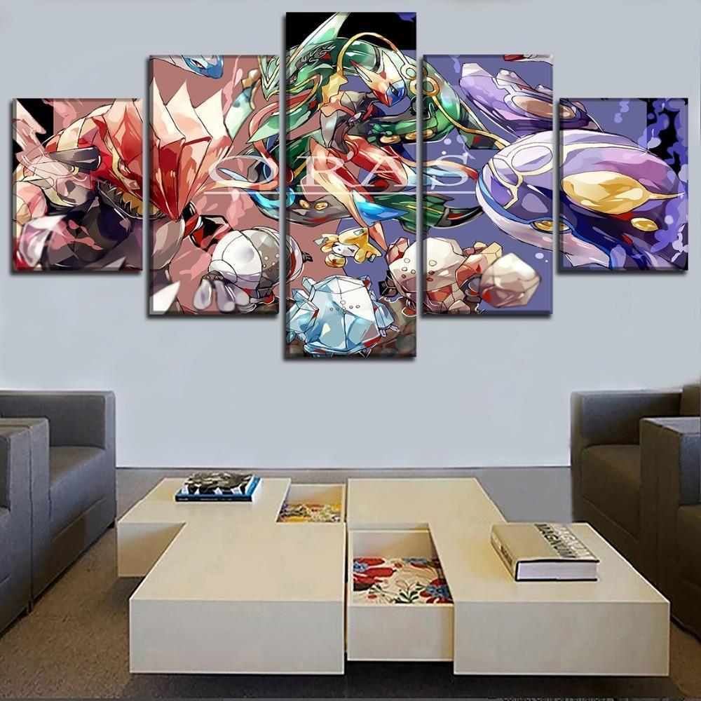 Pokemon Animation Characters Anime Canvas Wall Art