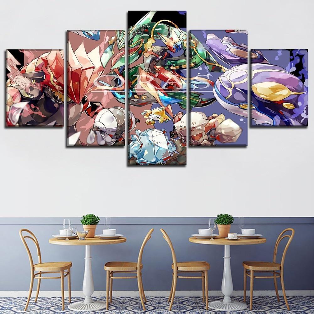 Pokemon Animation Characters Anime Canvas Wall Art