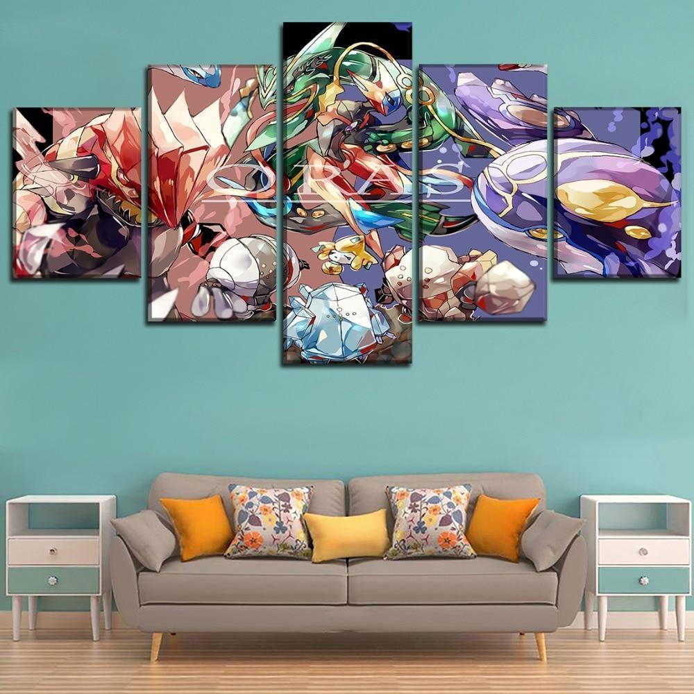 Pokemon Animation Characters Anime Canvas Wall Art