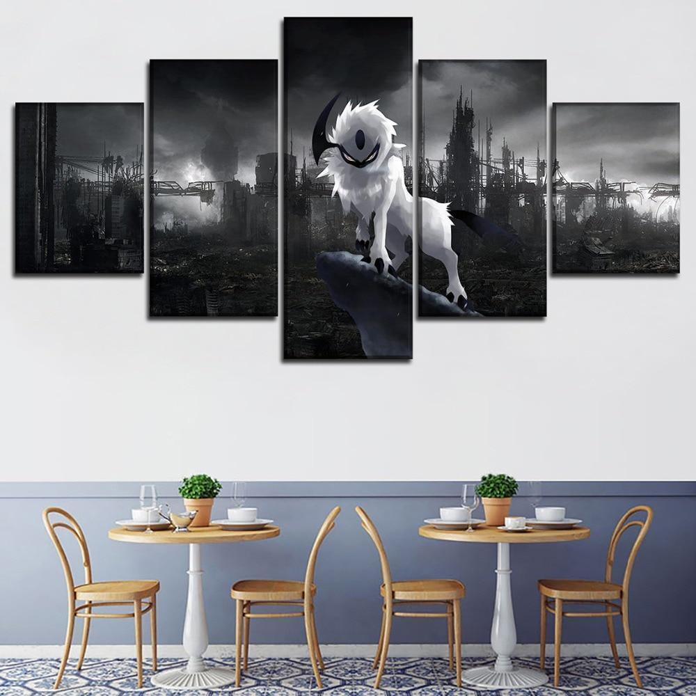 Pokemon Animation Poster Monster Anime Canvas Wall Art