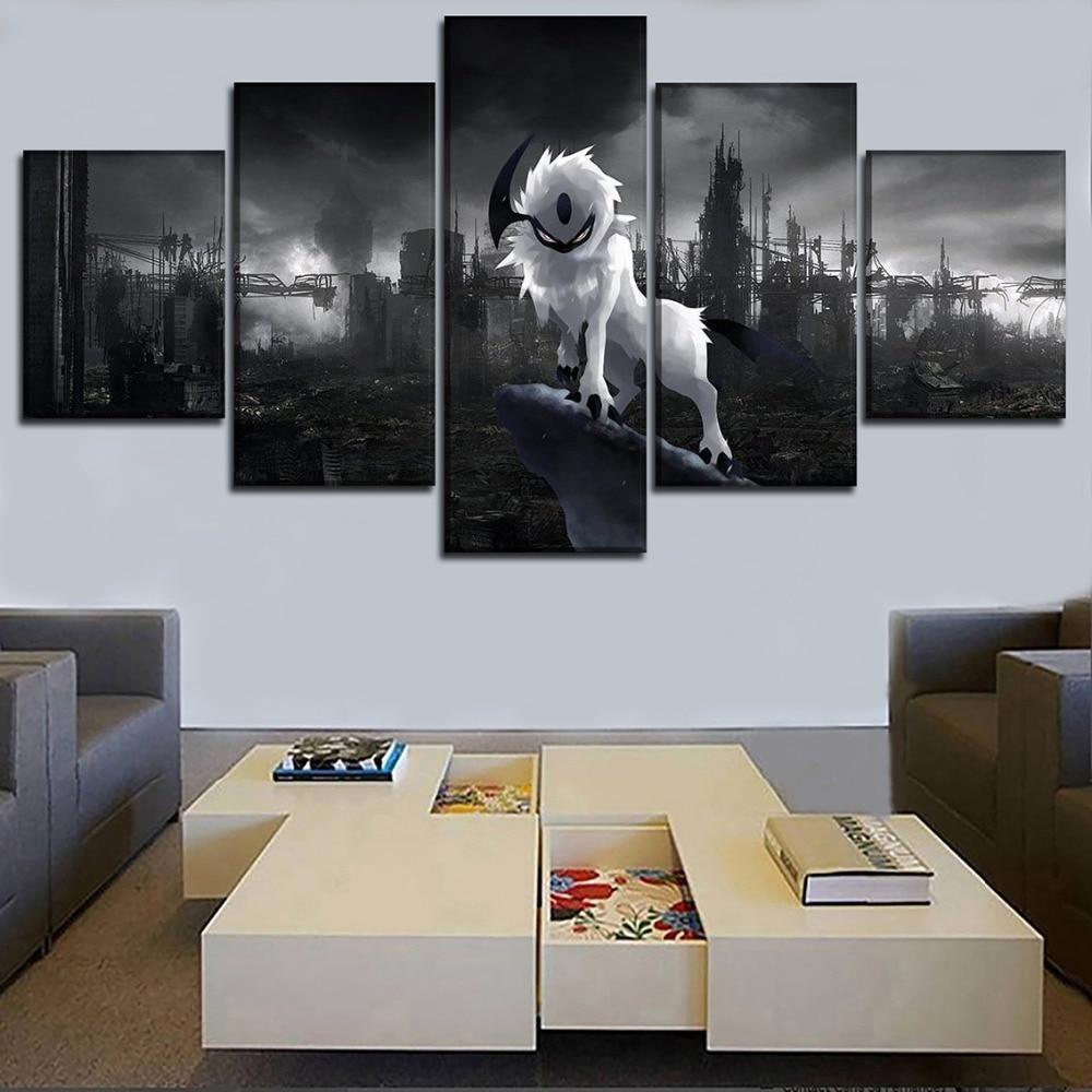Pokemon Animation Poster Monster Anime Canvas Wall Art