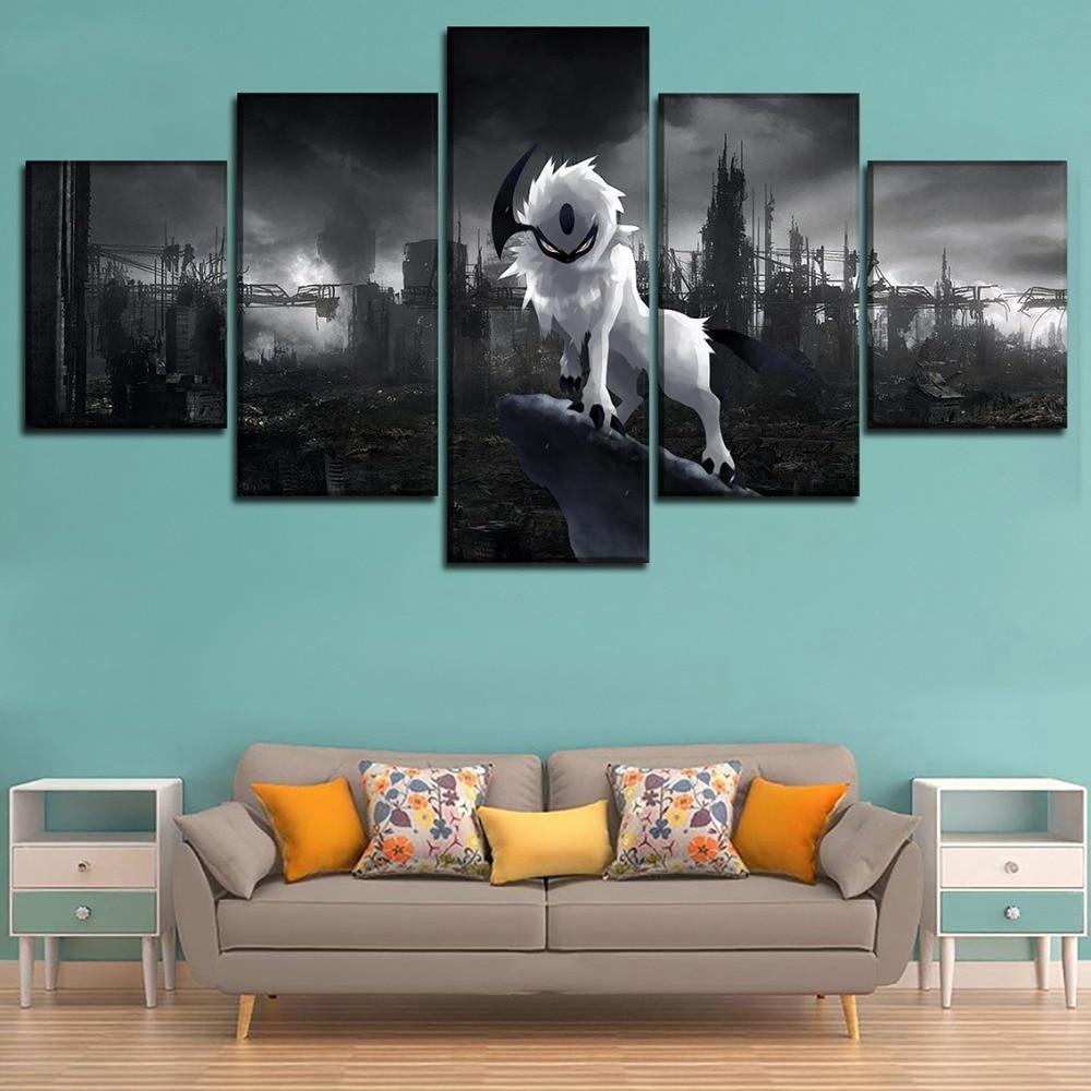 Pokemon Animation Poster Monster Anime Canvas Wall Art