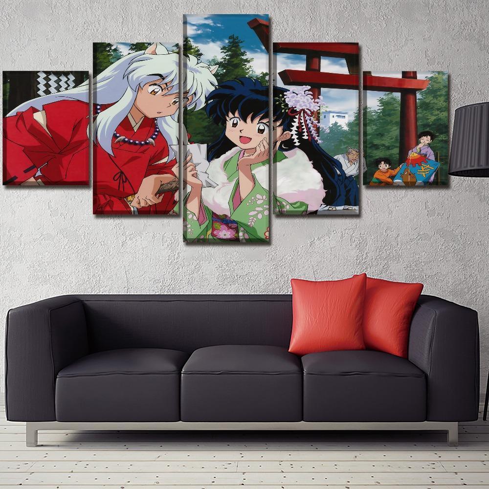 Anime InuYasha Posters Canvas Wall Art
