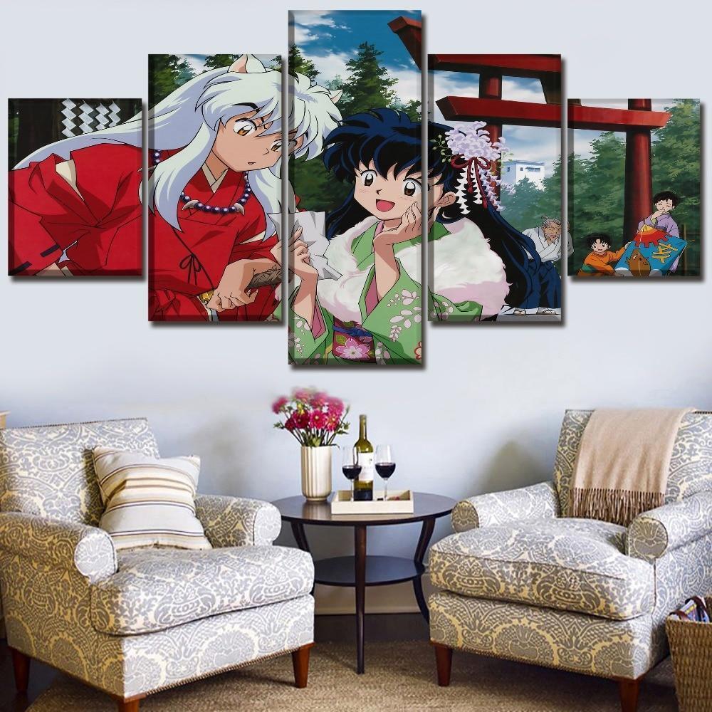 Anime InuYasha Posters Canvas Wall Art