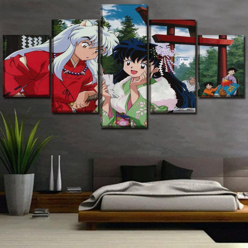 Anime InuYasha Posters Canvas Wall Art