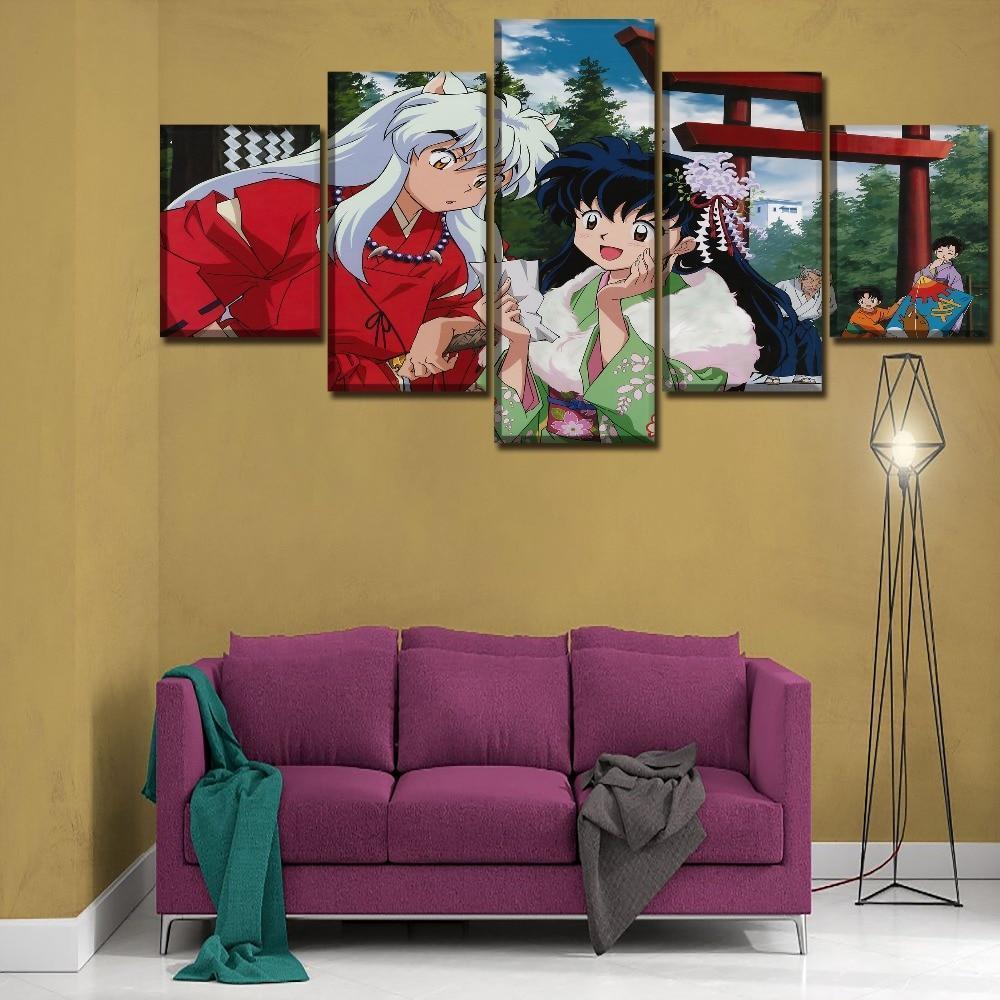 Anime InuYasha Posters Canvas Wall Art