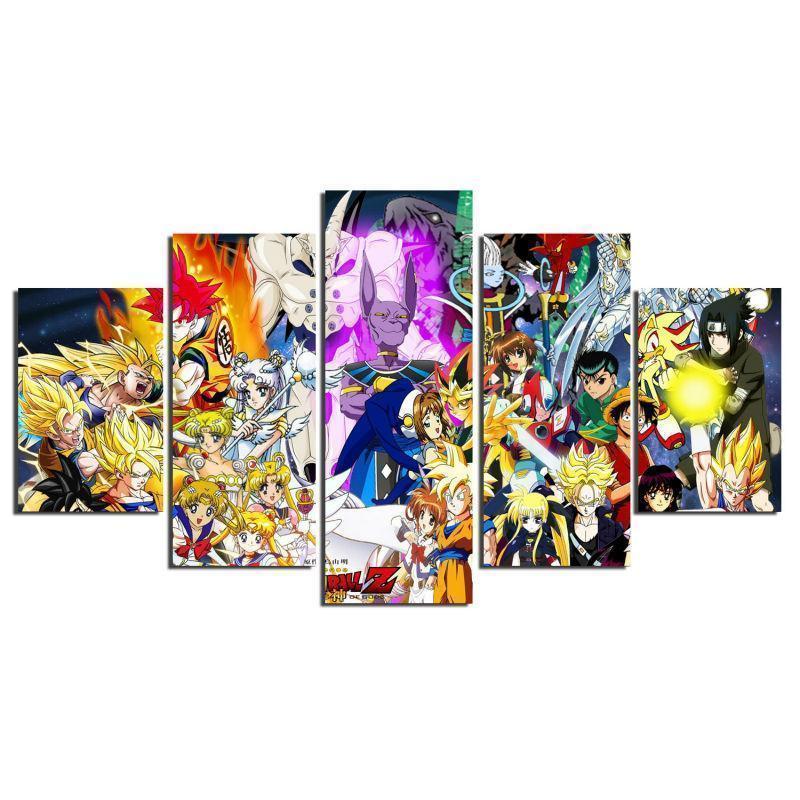 Anime Legends Anime Canvas Wall Art