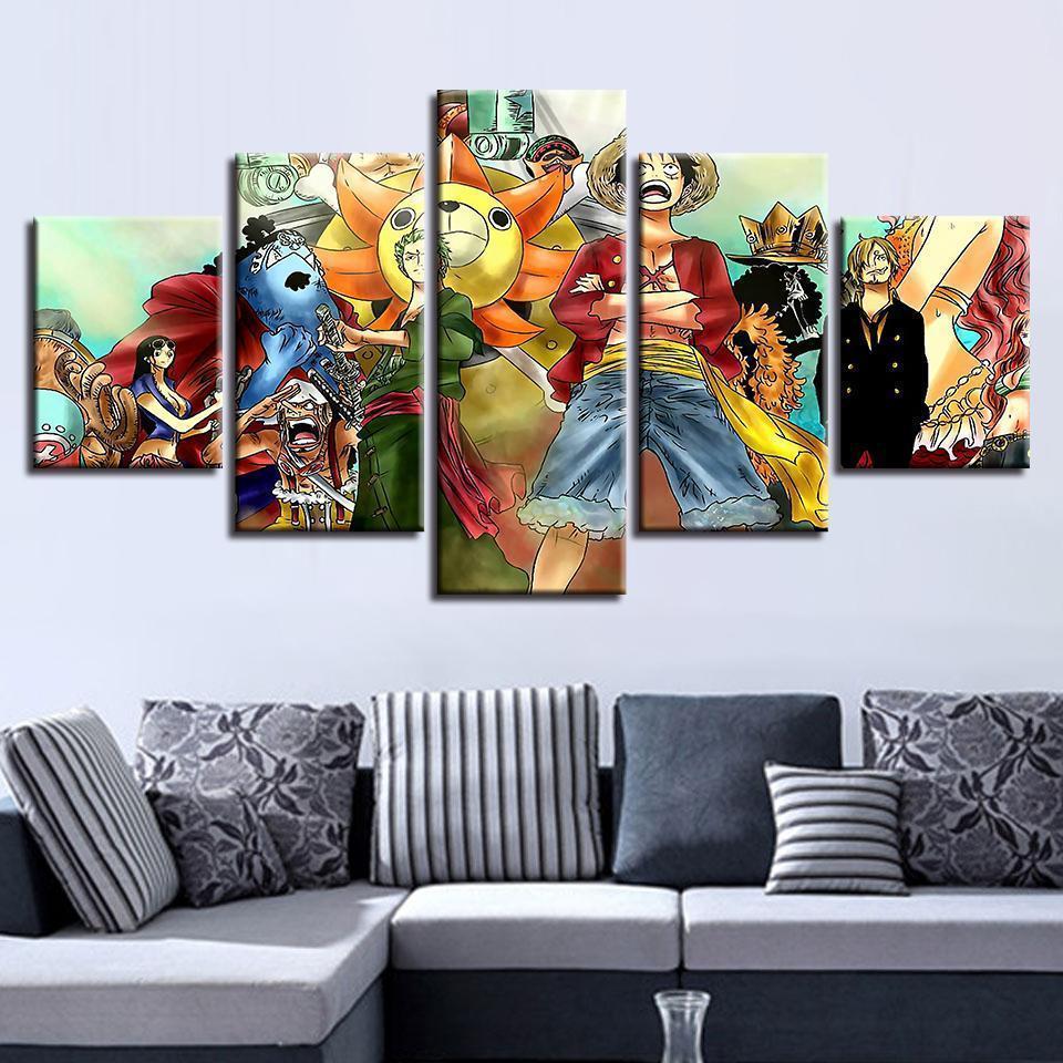 Anime One Piece Characters Anime Canvas Wall Art