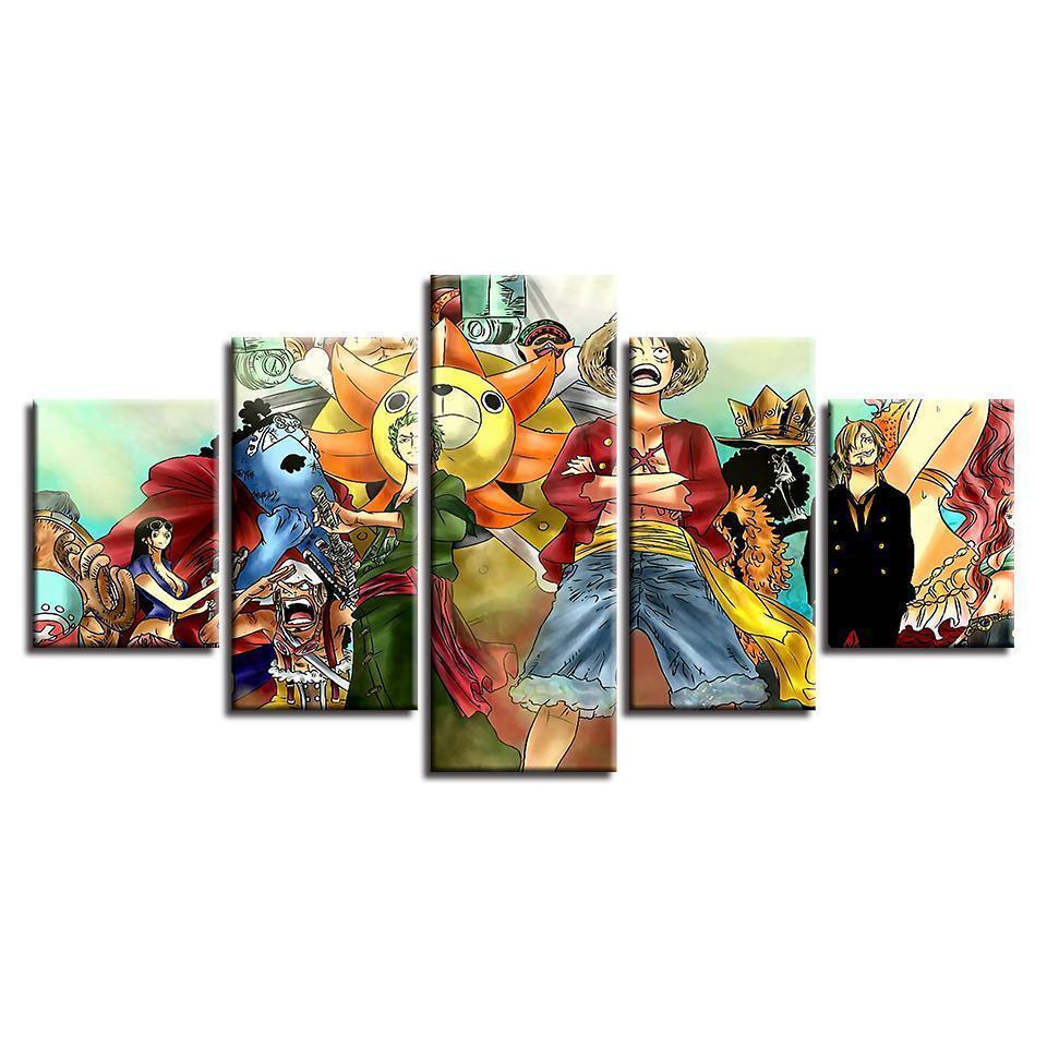 Anime One Piece Characters Anime Canvas Wall Art