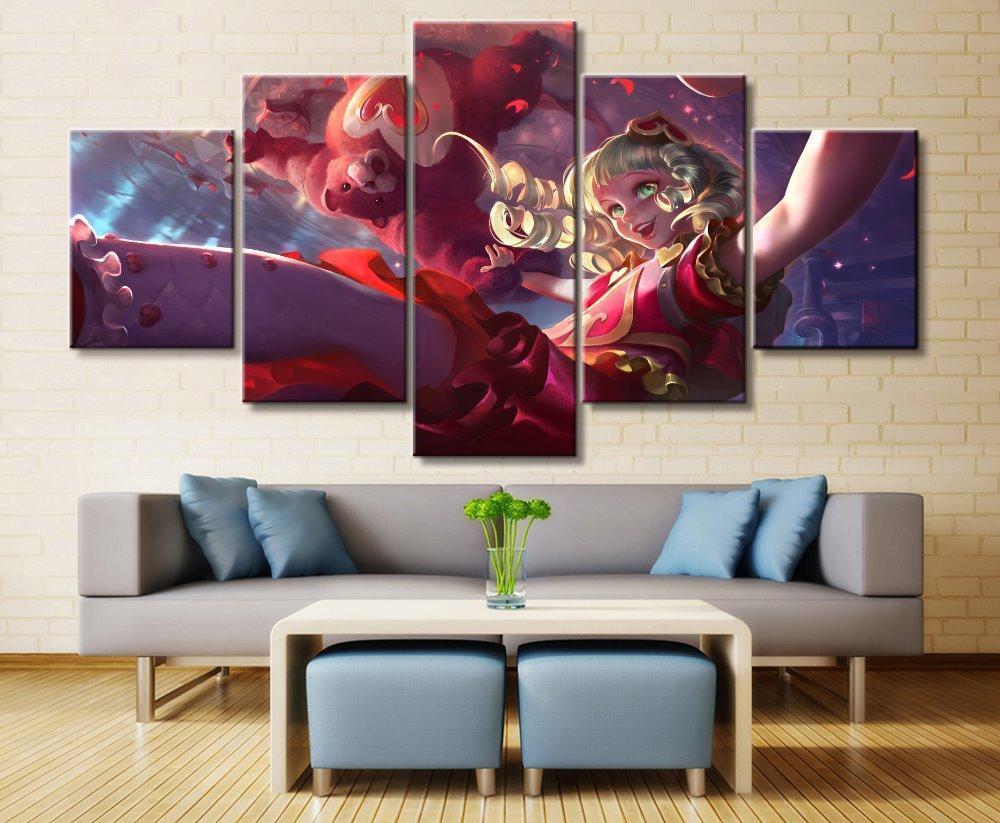 LOL League Of Legends Annie 3 Gaming Canvas Wall Art