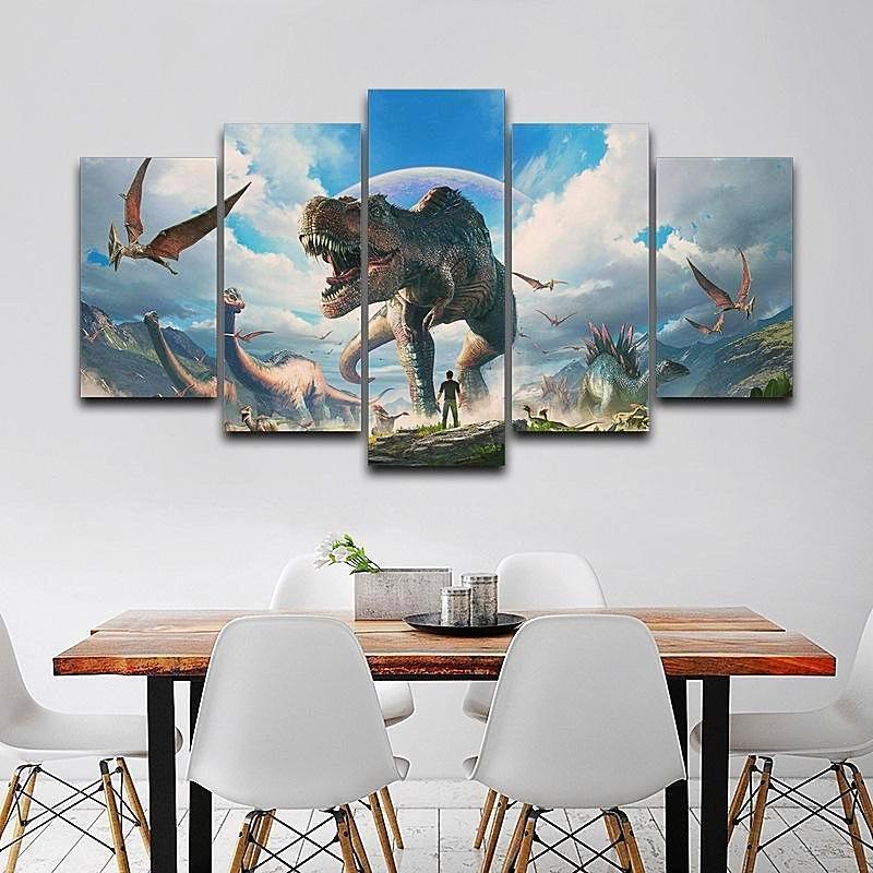 Ark Park Jurassic Park Canvas Wall Art