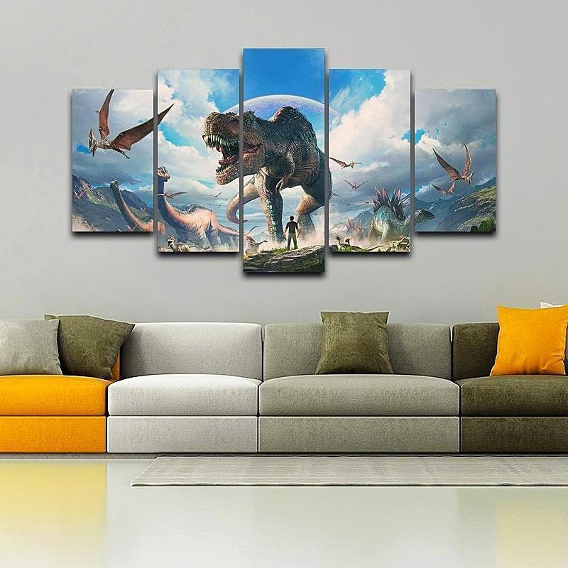 Ark Park Jurassic Park Canvas Wall Art