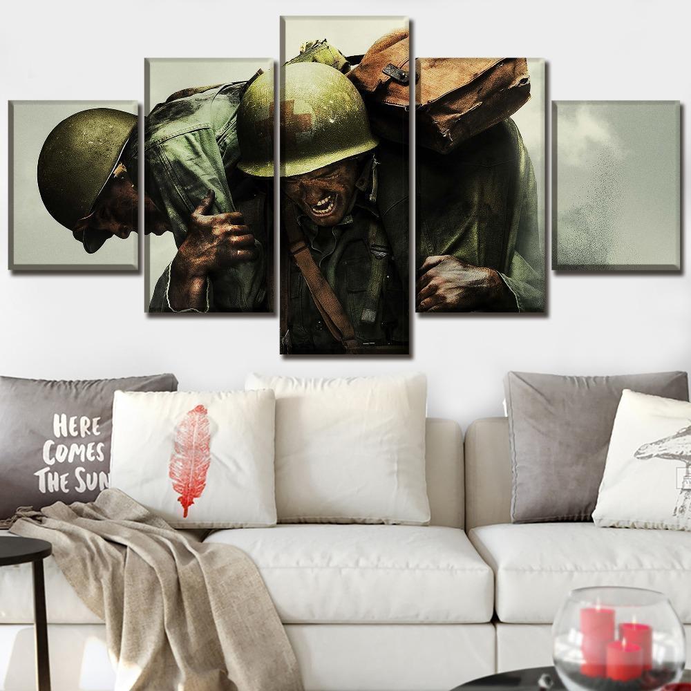 Army Marines Medical Soldier Army Canvas Wall Art