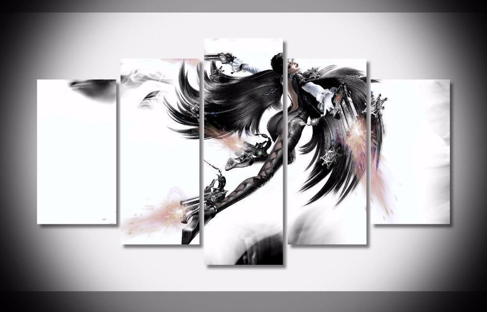 Bayonetta Artistic Originality Game Canvas Wall Art