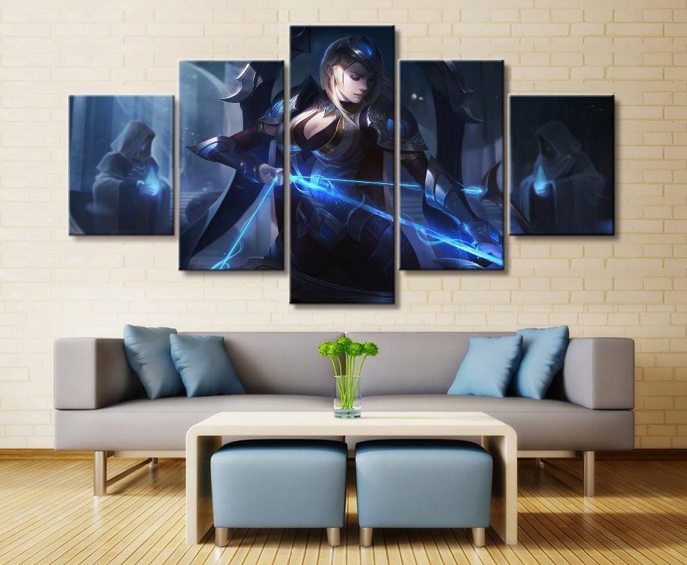 LOL League Of Legends Ashe 2 Game Canvas Wall Art