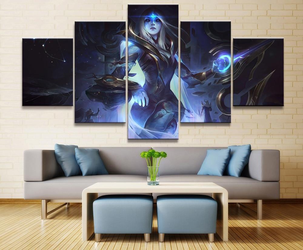LOL League Of Legends Ashe Game Canvas Wall Art