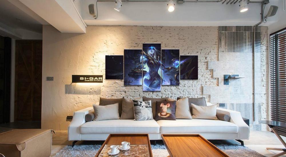 LOL League Of Legends Ashe Game Canvas Wall Art