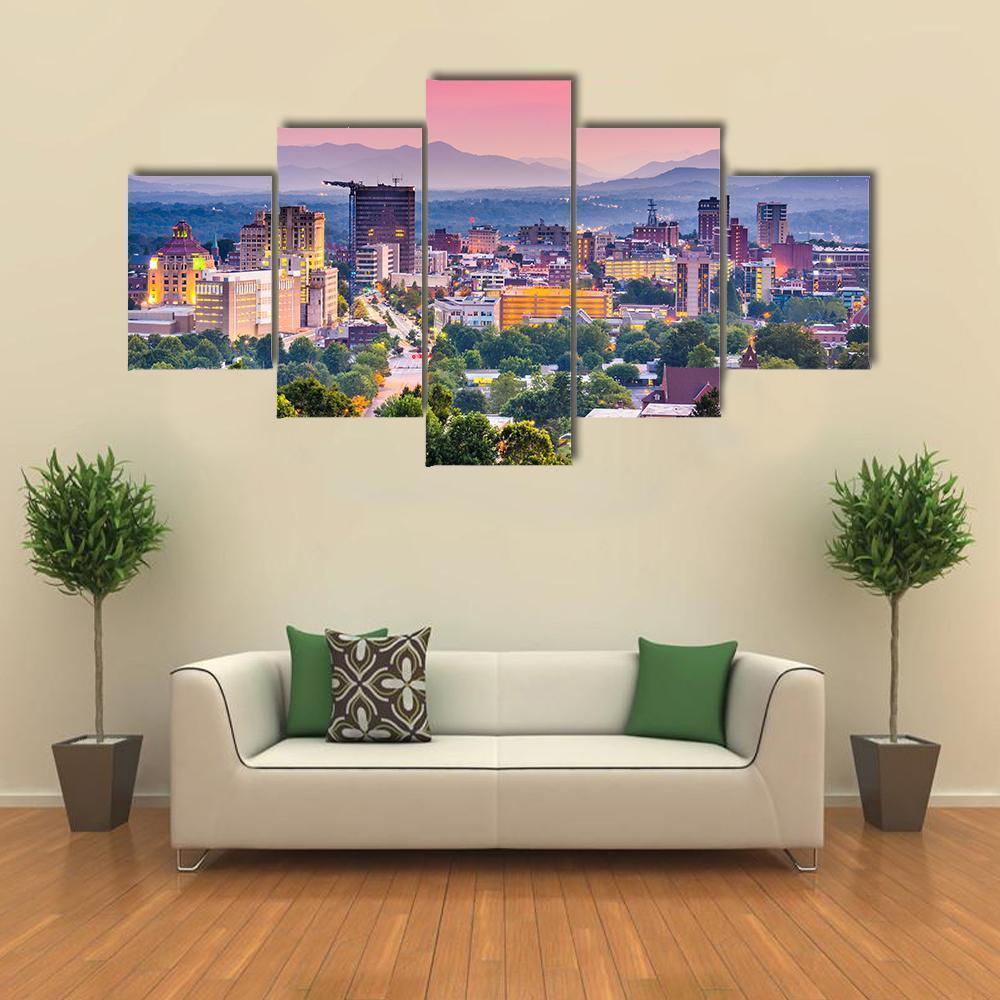 Asheville In North Carolina Nature Canvas Wall Art