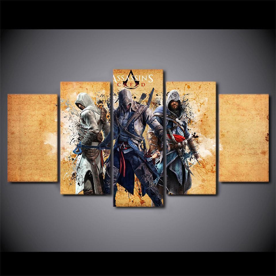 Assassin's Creed 3 Version Character Gaming Canvas Wall Art