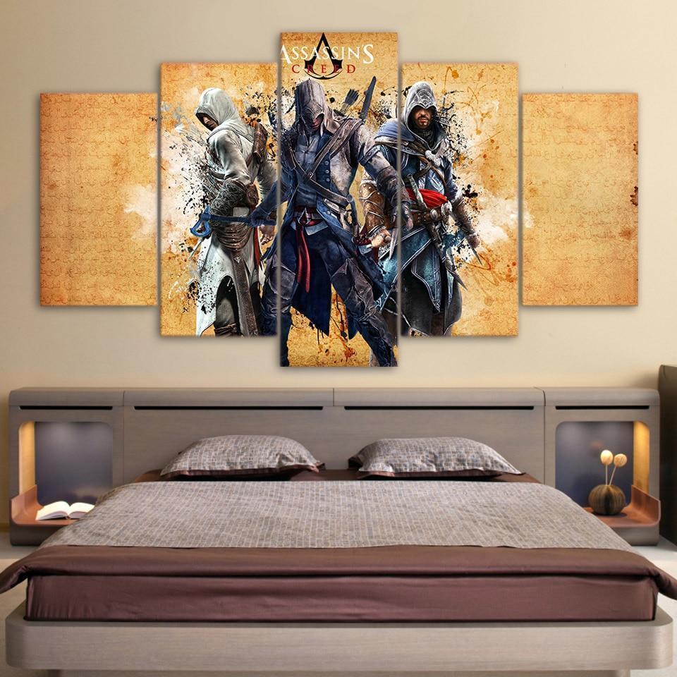 Assassin's Creed 3 Version Character Gaming Canvas Wall Art