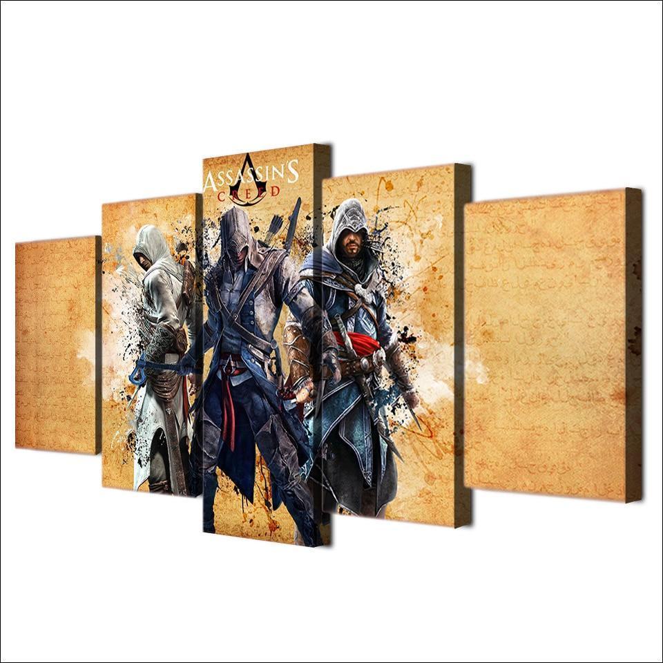 Assassin's Creed 3 Version Character Gaming Canvas Wall Art