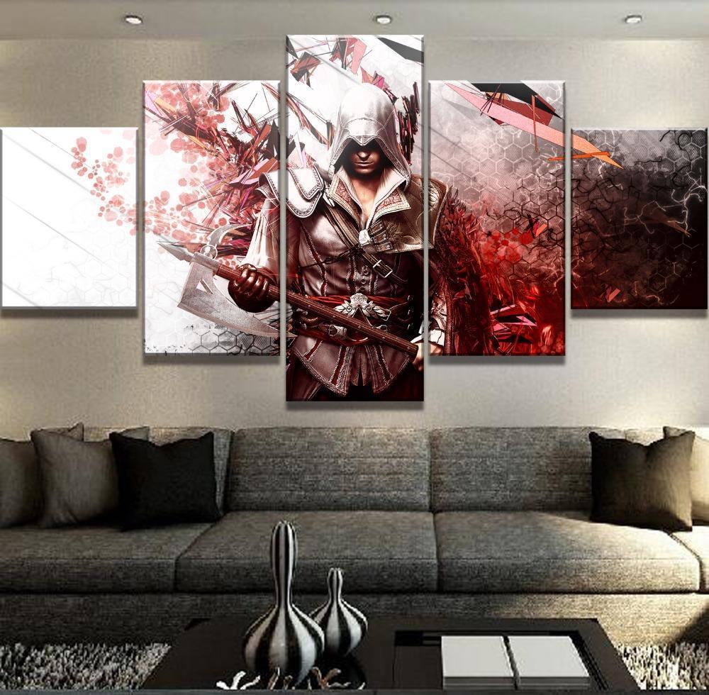 Assassin's Creed II Poster Gaming Canvas Wall Art