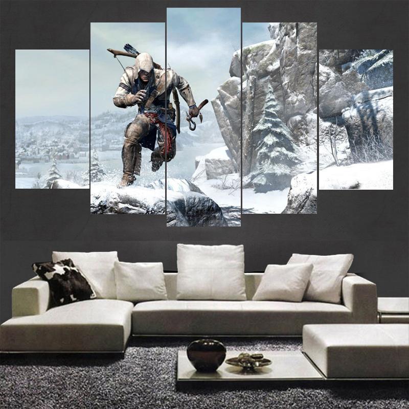 Assassin's Creed III Gaming Canvas Wall Art
