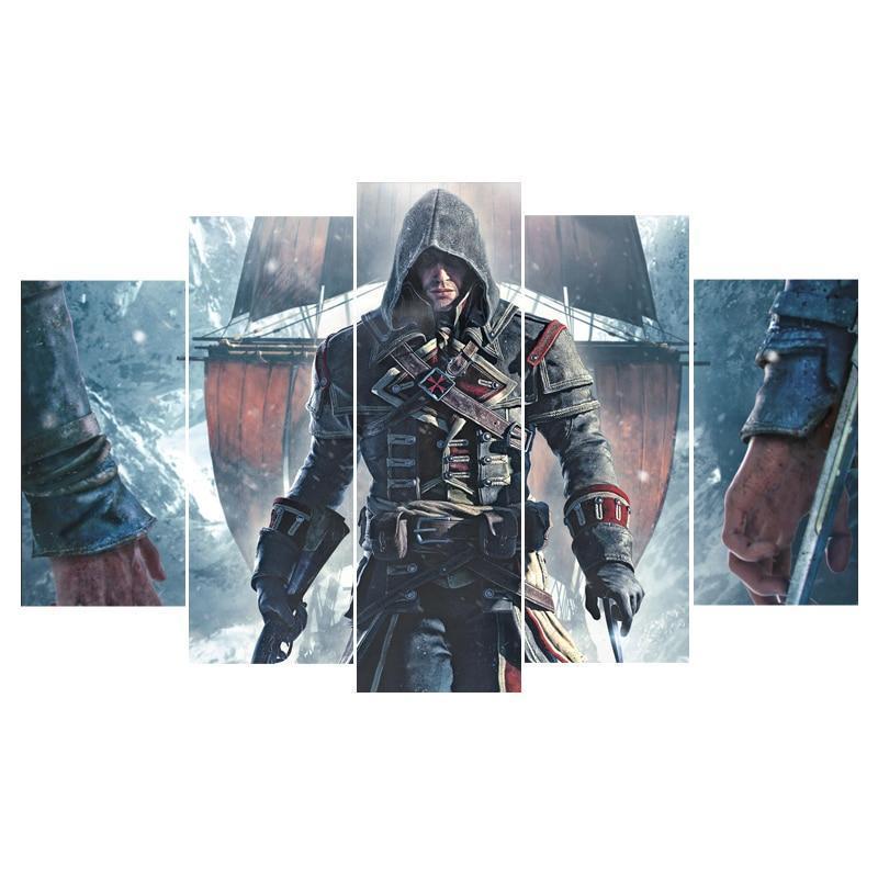 Assassin's Creed IV: Black Flag Poster Gaming Canvas Wall Art