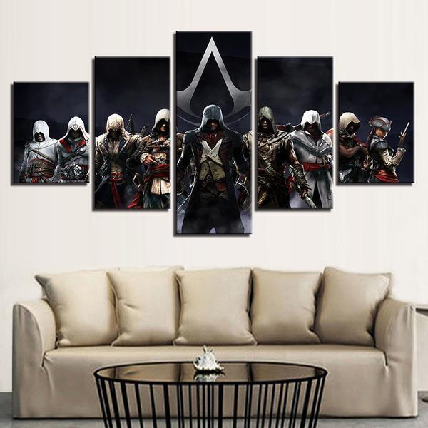 Assassin's Creed Movie Characters Movie Canvas Wall Art
