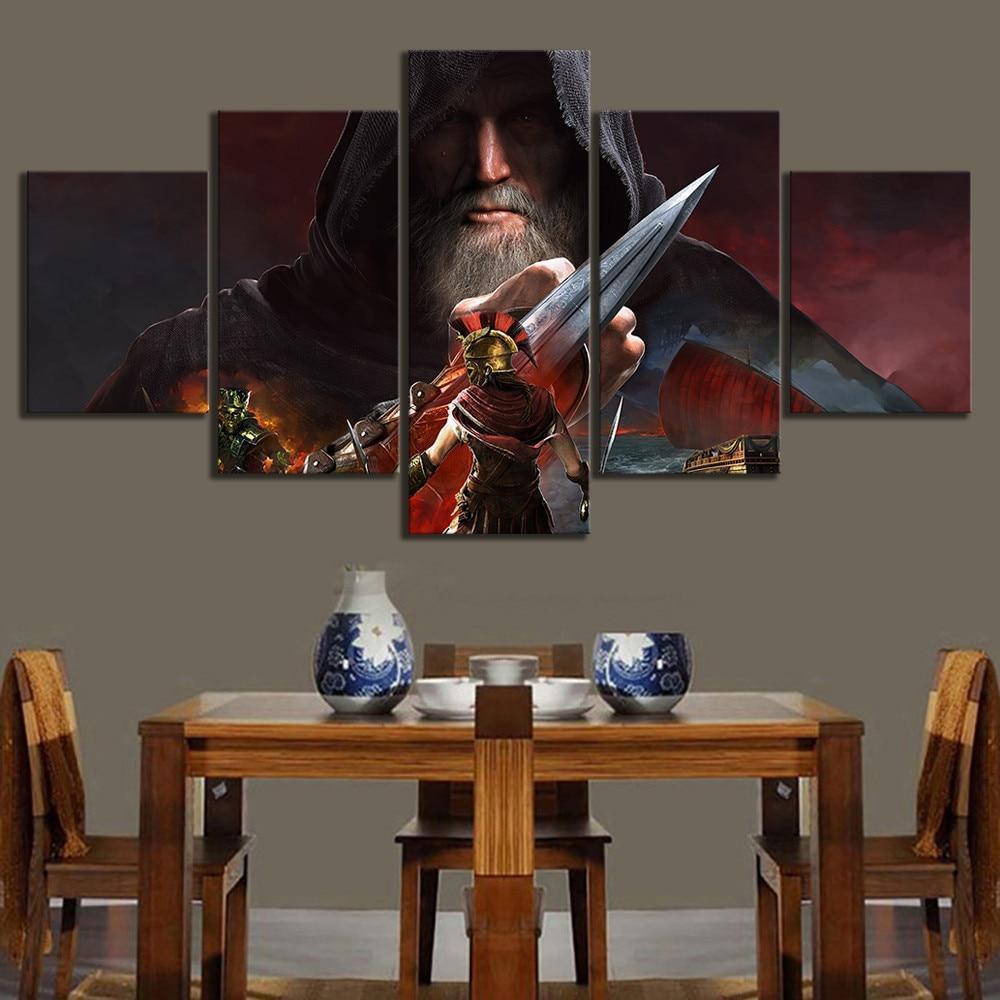 Assassin's Creed Odyssey Oldman Gaming Canvas Wall Art