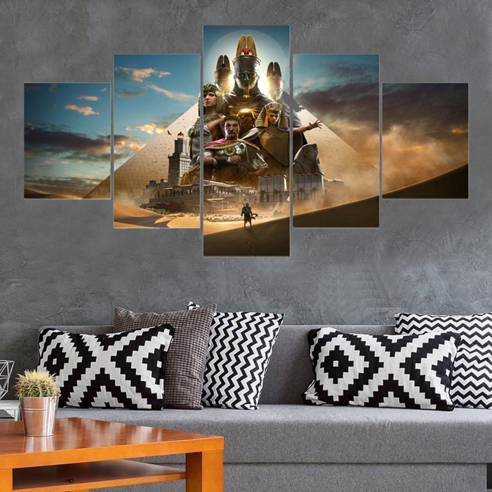 Assassin's Creed: Origins Poster Gaming Canvas Wall Art
