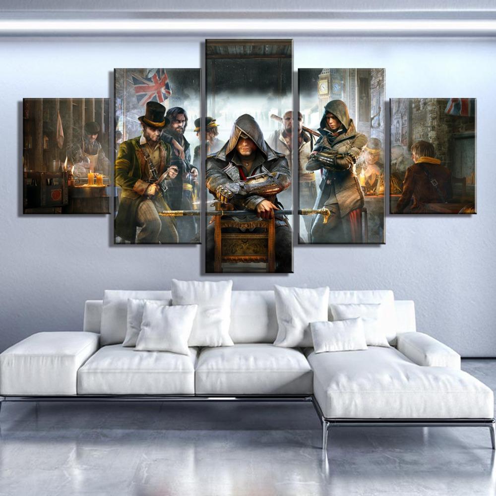 Assassin's Creed: Syndicate Poster Gaming Canvas Wall Art