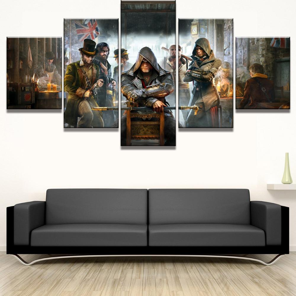 Assassin's Creed: Syndicate Poster Gaming Canvas Wall Art