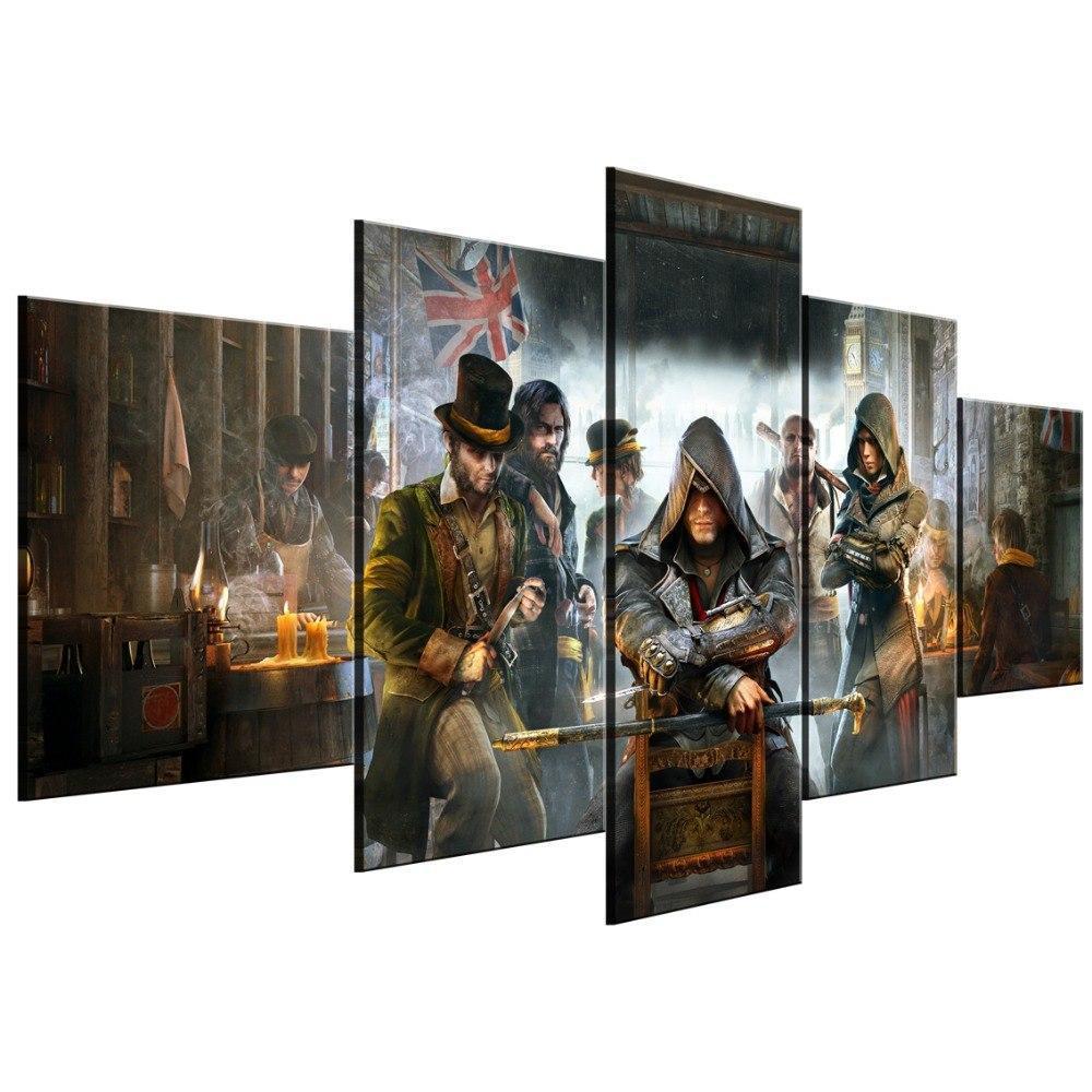 Assassin's Creed: Syndicate Poster Gaming Canvas Wall Art