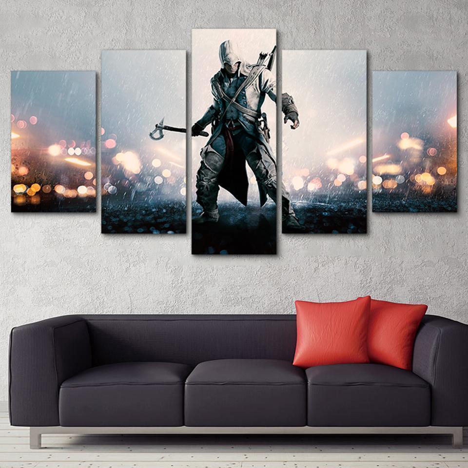 Assassins Creed Character Movie Canvas Wall Art